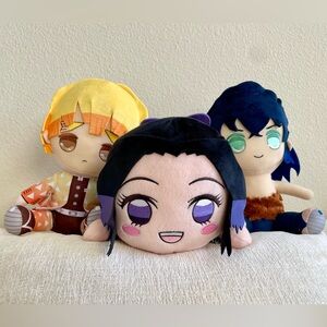 Demon Slayer Plush Bundle- Shinobu, Zenitsu, & Inosuke